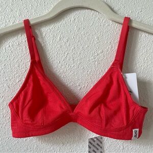 Urban Outfitters Les Girls Les Boys Bra Raspberry Size XS Colorful Casual Lounge